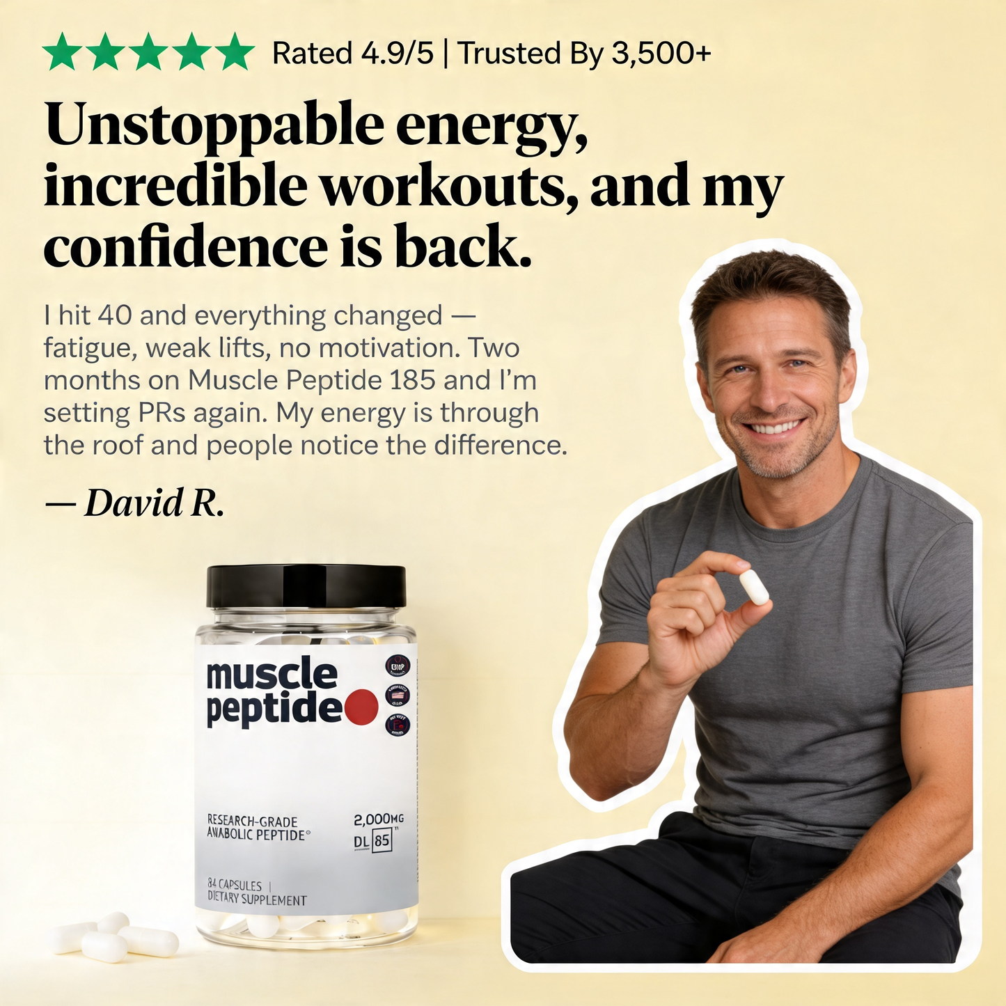 Muscle 185 Supplements Build Lean Muscle 3X Faster